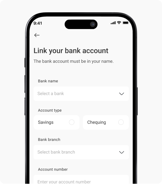 Link Your Bank Account